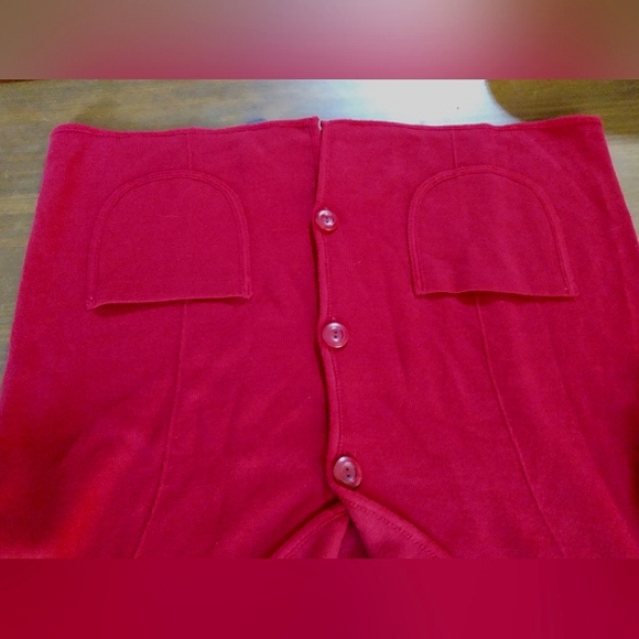 Nina Leonard Knit Lapel Collar Cardigan - Picture 6 of 6